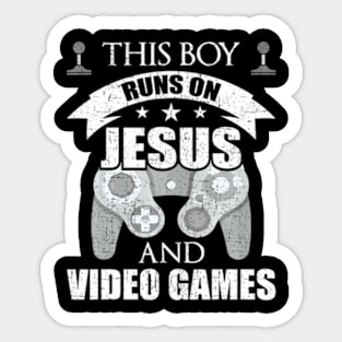 This  Runs And Video Games Gaming Sticker